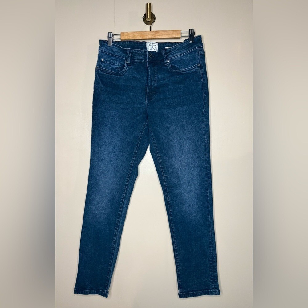 Ben Sherman Slim Fit Stretch Jeans Blue Denim 32x32 Modern Menswear